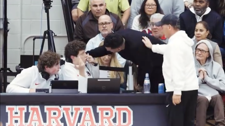 Matt Barnes confronts student announcer